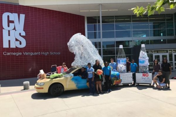 The Art of Plastic Reduction to Save Wildlife at Carnegie Vanguard High School