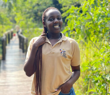 2025 Houston Zoo Wildlife Warrior Award recipients Peace Irigabiza and Raveloarisoa Hermano