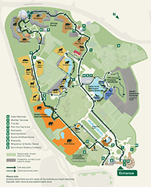 Zoo Map - The Houston Zoo