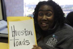 joann working on houston toads program