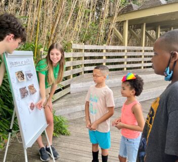 zoo crew and guests